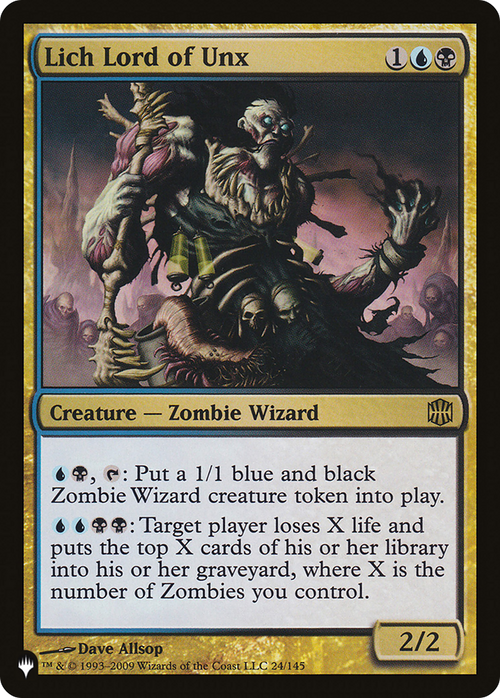 Lich Lord of Unx (LIST-24/145) - The List