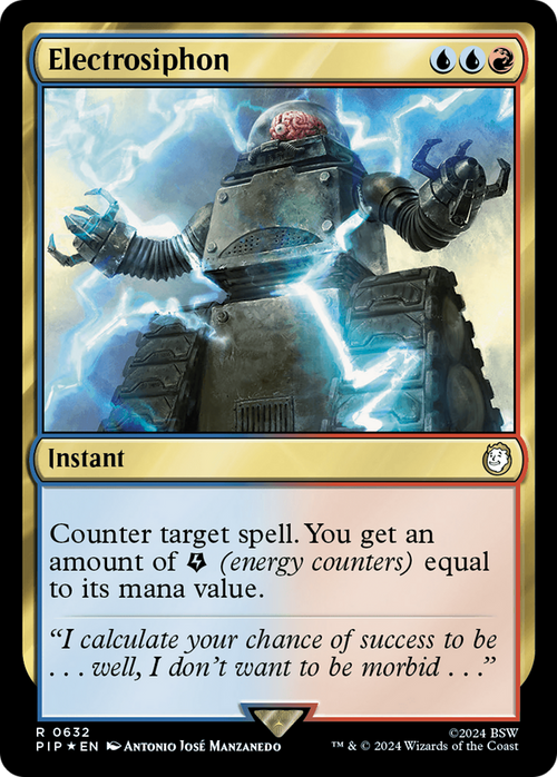 Electrosiphon (Surge Foil) (PIP-632) - Fallout Foil