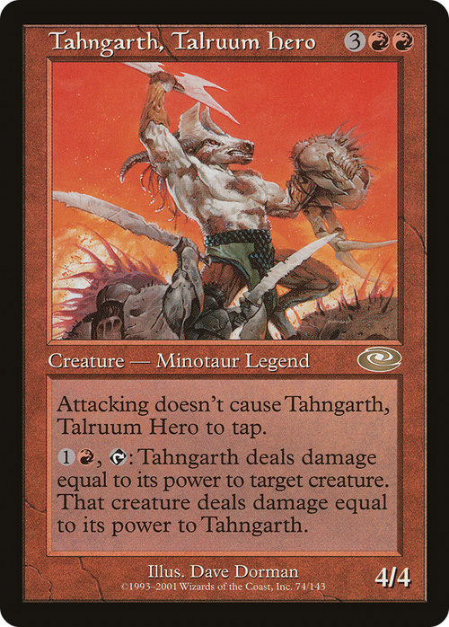 Tahngarth, Talruum Hero (PLS-074) - Planeshift