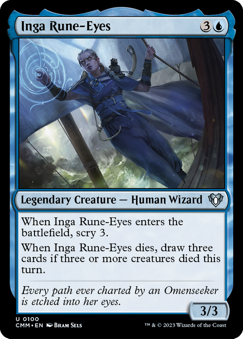 Inga Rune-Eyes (CMM-100) - Commander Masters