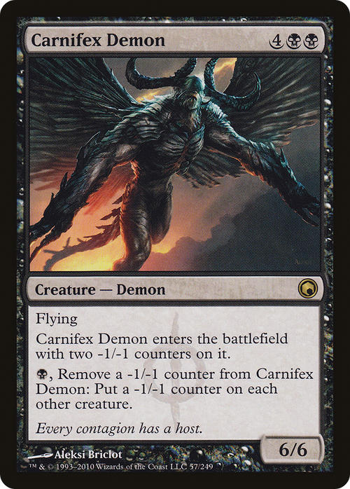 Carnifex Demon (SOM-057) - Scars of Mirrodin Foil