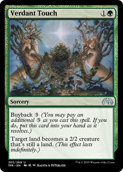 Verdant Touch (TPR-203) - Tempest Remastered Foil