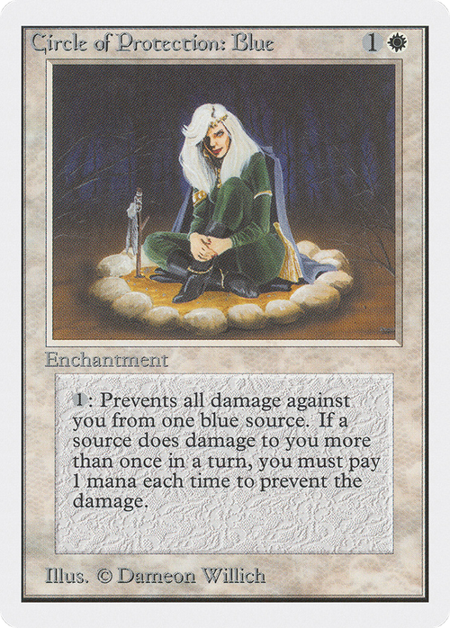 Circle of Protection: Blue (2ED-) - Unlimited Edition