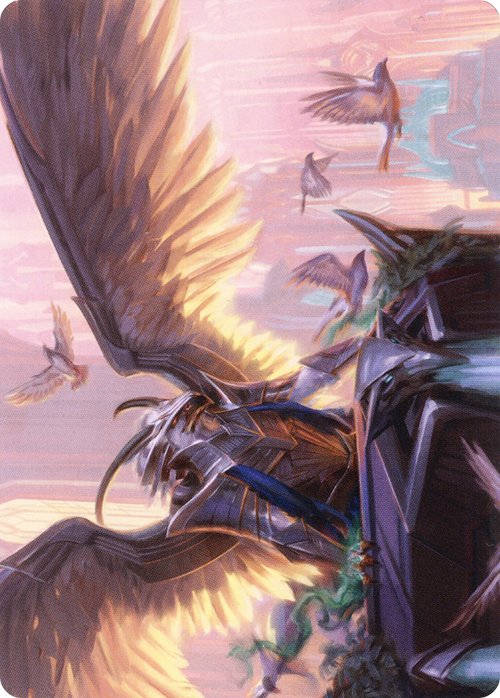 Falco Spara, Pactweaver // Falco Spara, Pactweaver (ASNC-025) - New Capenna Art Series (Borderless) Foil