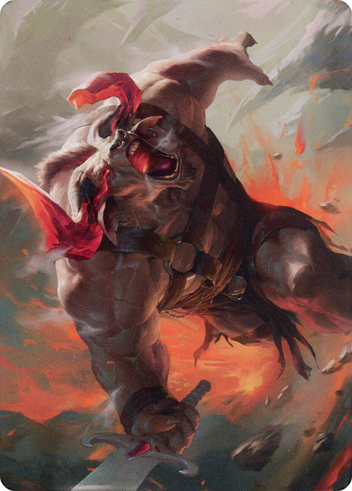 Furious Bellow // Furious Bellow (ADMU-031) - Dominaria United Art Series (Borderless)