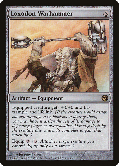 Loxodon Warhammer (DPA-094) - Duels of the Planeswalkers