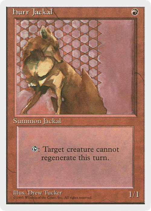 Hurr Jackal (4ED-) - Fourth Edition