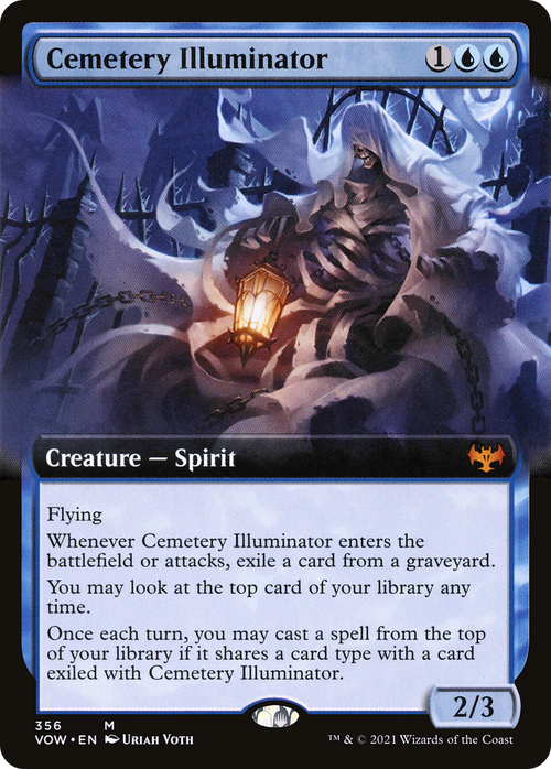 Cemetery Illuminator (Extended Art) (VOW-356) - Innistrad: Crimson Vow: (Extended Art) Foil