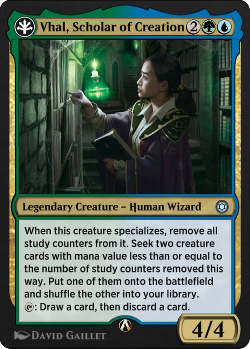 Vhal, Scholar of Creation (HBG-08G) - Alchemy Horizons: Baldur's Gate