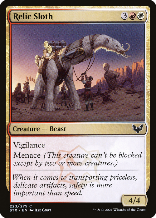 Relic Sloth (STX-223) - Strixhaven: School of Mages