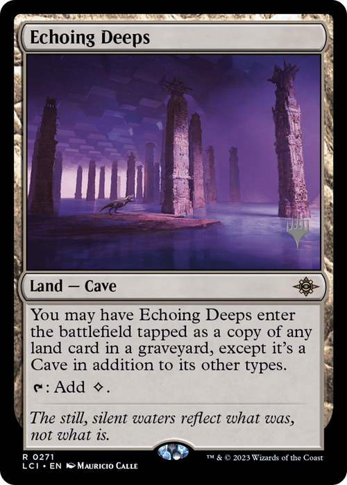 Echoing Deeps (PPLCI-271) - The Lost Caverns of Ixalan Promos Foil