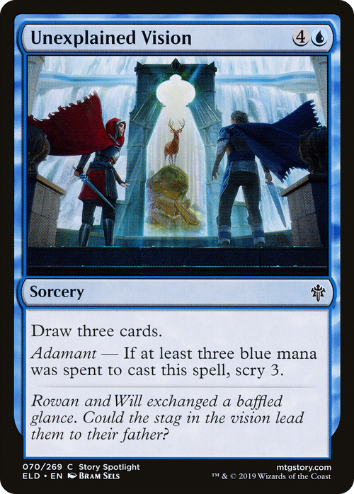 Unexplained Vision (ELD-070) - Throne of Eldraine Foil