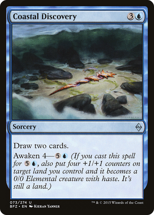Coastal Discovery (BFZ-073) - Battle for Zendikar