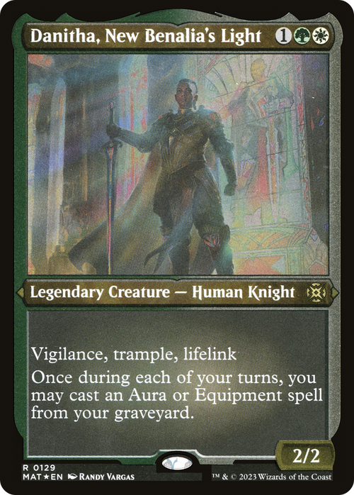 Danitha, New Benalia's Light (Foil Etched) (MAT-129) - March of the Machine: The Aftermath Foil