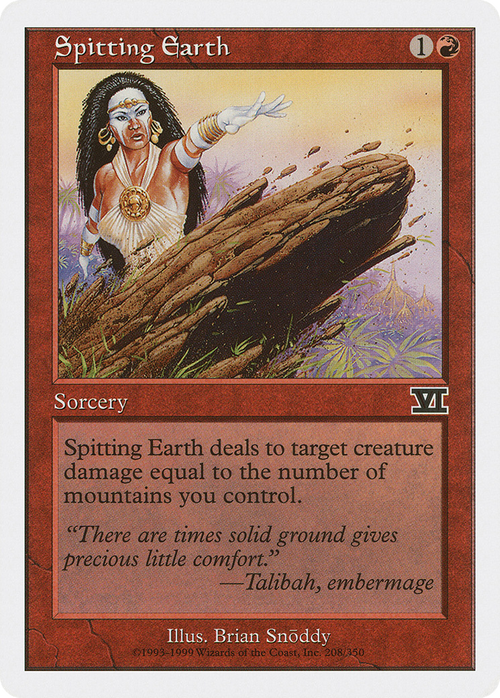 Spitting Earth (6ED-207) - Classic Sixth Edition
