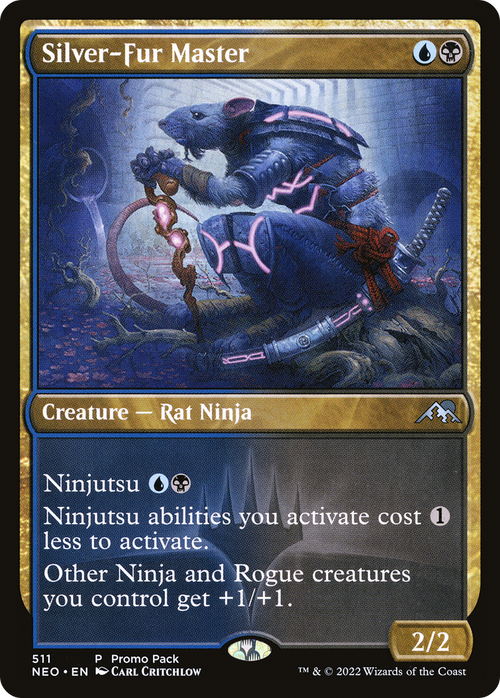 Silver-Fur Master (PPNEO-511) - Kamigawa: Neon Dynasty Foil