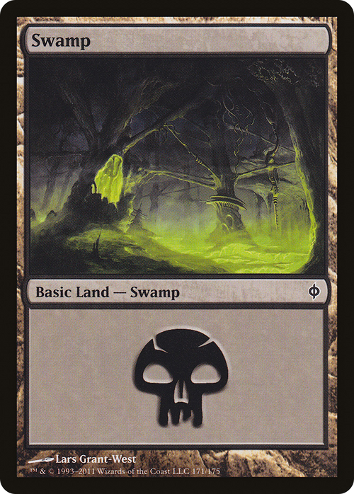 Swamp (171) (NPH-171) - New Phyrexia Foil