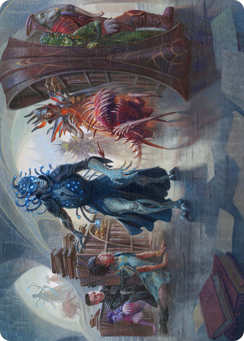 Invasion of Arcavios // Invasion of Arcavios (AMOM-011) - March of the Machine Art Series (Borderless) Foil