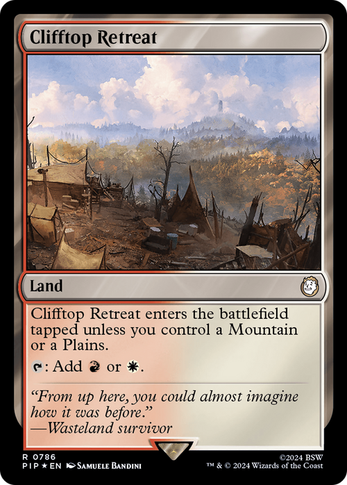 Clifftop Retreat (Surge Foil) (PIP-786) - Fallout Foil