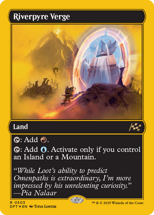 Riverpyre Verge (First-Place Foil) (DFT-503) - Aetherdrift Foil
