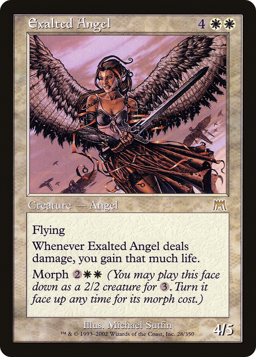 Exalted Angel (ONS-028) - Onslaught Foil