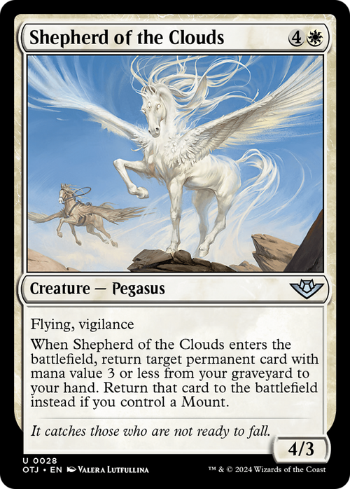 Shepherd of the Clouds (OTJ-028) - Outlaws of Thunder Junction