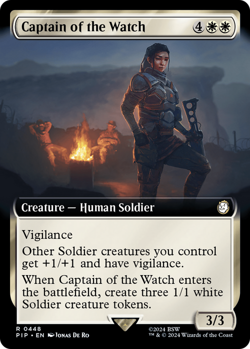 Captain of the Watch (Extended Art) (PIP-448) - Fallout: (Extended Art) Foil