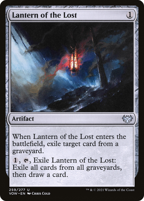 Lantern of the Lost (VOW-259) - Innistrad: Crimson Vow Foil