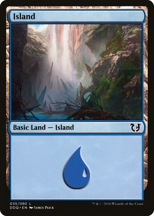 Island (035) (DDQ-035) - Duel Decks: Blessed vs. Cursed