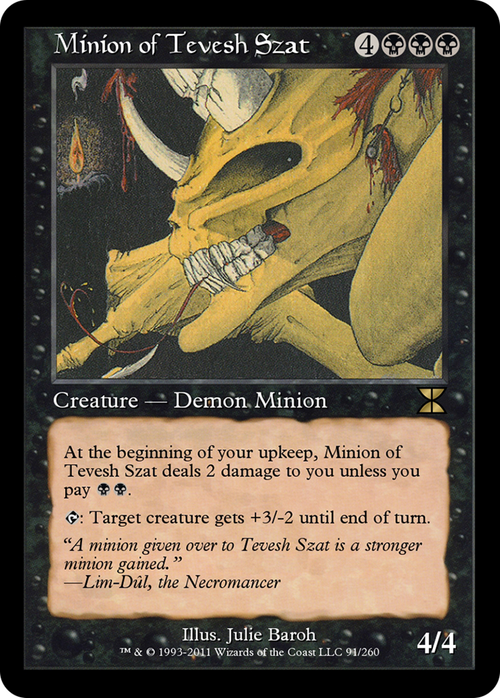 Minion of Tevesh Szat (ME4-091) - Masters Edition IV Foil