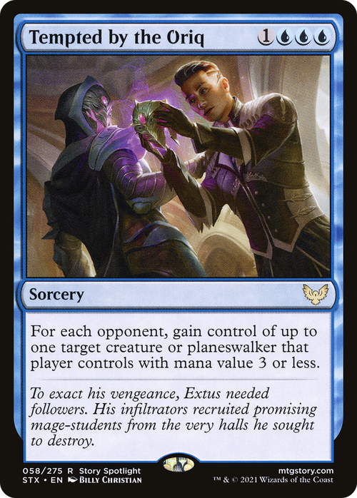 Tempted by the Oriq (STX-058) - Strixhaven: School of Mages Foil