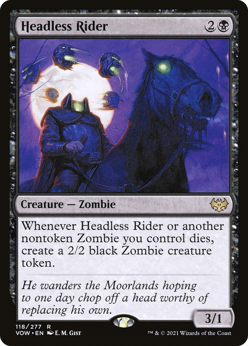 Headless Rider (VOW-118) - Innistrad: Crimson Vow