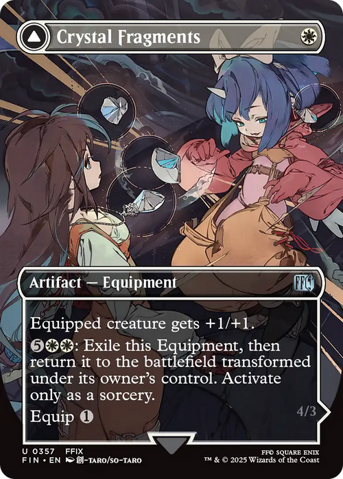 Crystal Fragments (Borderless) (FIN-357) - FINAL FANTASY: (enchantment)