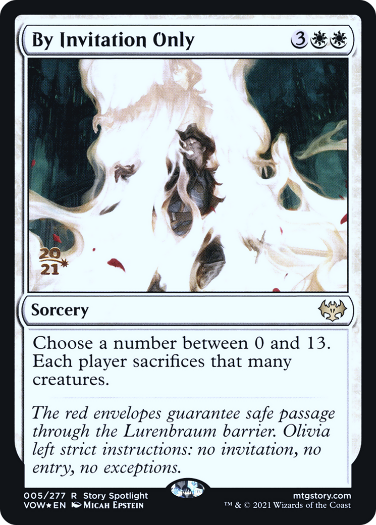 By Invitation Only (PRE-005) - Innistrad: Crimson Vow Promos Foil