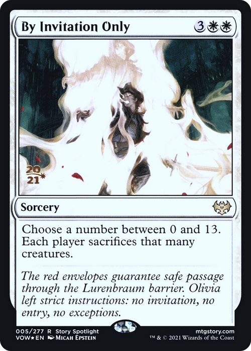 By Invitation Only (PRE-005) - Innistrad: Crimson Vow Promos Foil