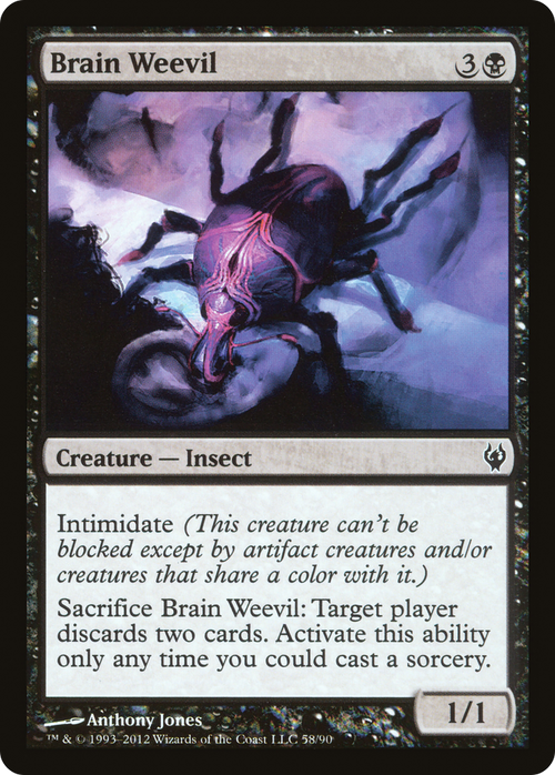 Brain Weevil (DDJ-058) - Duel Decks: Izzet vs. Golgari
