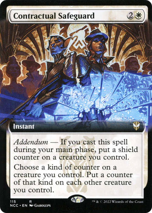 Contractual Safeguard (Extended Art) (NCC-115) - New Capenna Commander: (Extended Art)