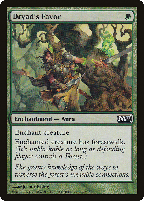 Dryad's Favor (M11-169) - Magic 2011 Foil