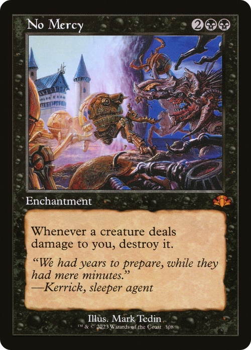 No Mercy (Retro Frame) (DMR-308) - Dominaria Remastered Foil