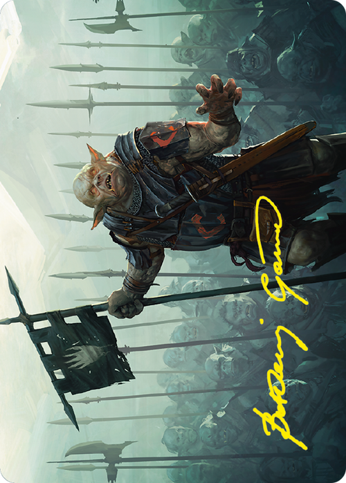 Uglúk of the White Hand // Uglúk of the White Hand (ALTR-027) - Tales of Middle-earth Art Series (Borderless) Foil
