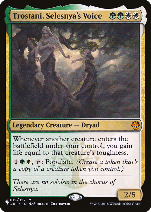 Trostani, Selesnya's Voice (LIST-GK1-102) - The List