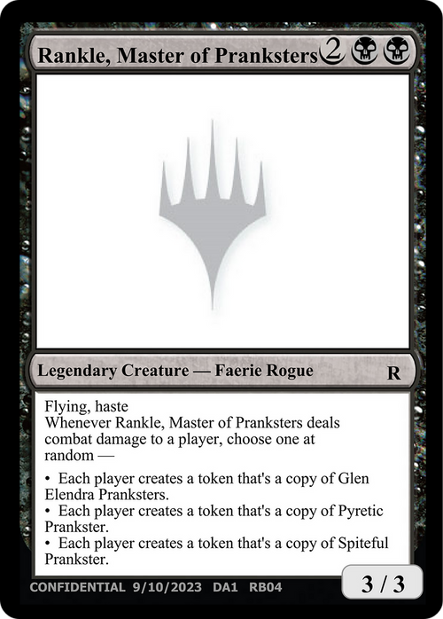 Rankle, Master of Pranksters (UNK-RB04E) - Unknown Event