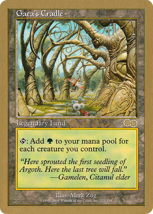 Gaea's Cradle - 1999 Matt Linde (USG) (WCD-) - World Championship Decks 1999