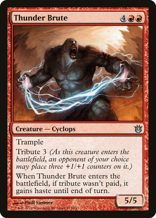 Thunder Brute (BNG-113) - Born of the Gods Foil
