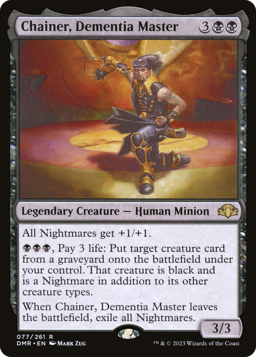 Chainer, Dementia Master (DMR-077) - Dominaria Remastered Foil