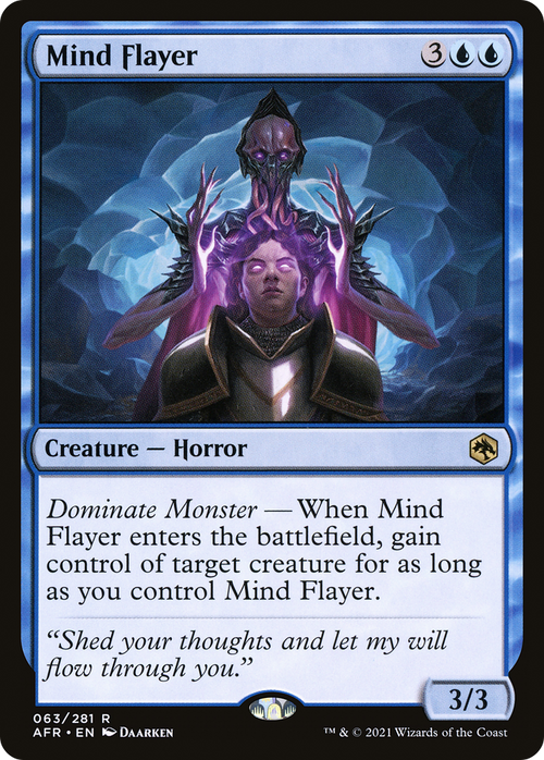 Mind Flayer (AFR-063) - Adventures in the Forgotten Realms Foil
