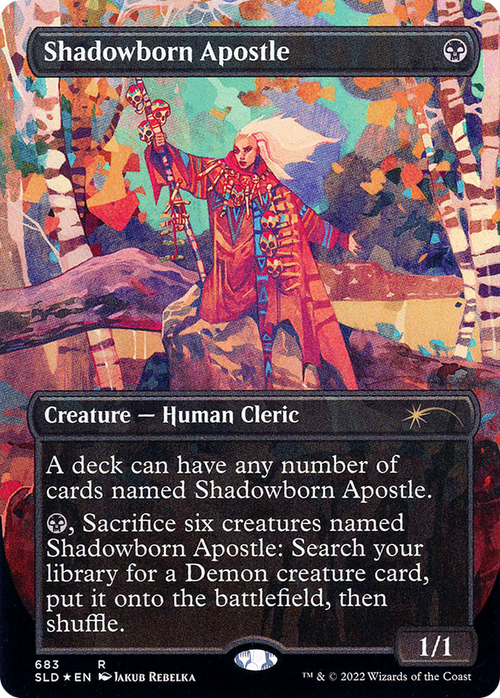 Shadowborn Apostle (683) (SLD-683) - Secret Lair Drop (Borderless) Foil