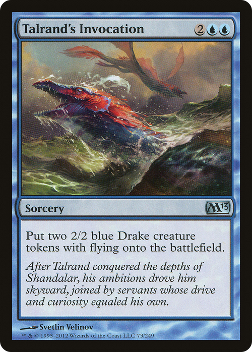 Talrand's Invocation (M13-073) - Magic 2013 Foil