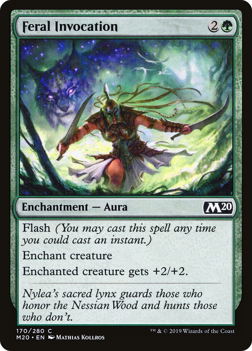 Feral Invocation (M20-170) - Core Set 2020 Foil