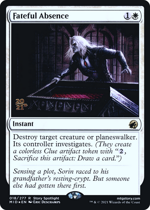 Fateful Absence (PRE-18S) - Innistrad: Midnight Hunt Promos Foil